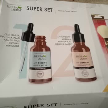 Herbaderm Serum Yarısı Boş