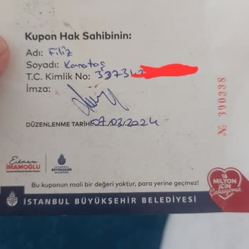 İBB Sosyal Yardım Kuponu
