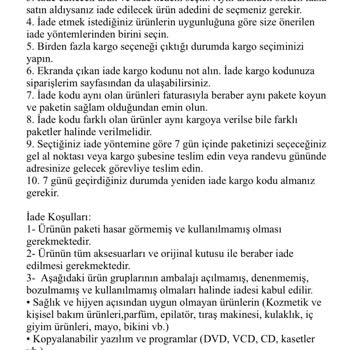 Trendyol İade Sorunu Yaşıyorum