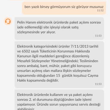 Trendyol İade Sorunu Yaşıyorum