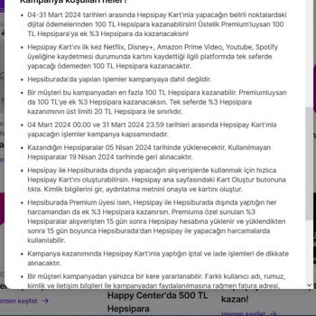 Hepsipay Kartla Youtube.com Premium Ödenmiyor. Kampanya