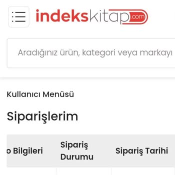 İndeks Kitapevi Kargo Sorunu
