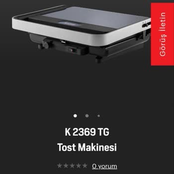 Arçelik K2369 Izgara Bulamıyorum.