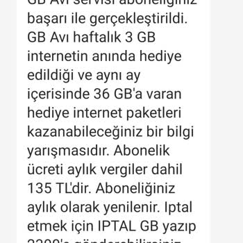 Vodafone Yanıltıcı Link İle Üyeliğe Ait Kesilen Ücreti İade Etmiyor