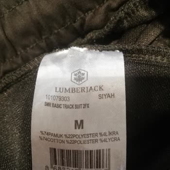 Lumberjack Eşofman Takımı Üretim Hatası