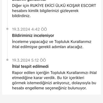 TikTok Hesabında Uygunsuz Paylaşım Yapan Hesabın Kapanması