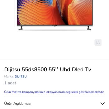 Carrefour Canceled Dijitsu 55 DS 8500 TV Order