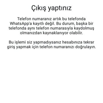 WhatsApp Hesabımın Haksız Yere Kapatılmasına İtiraz!