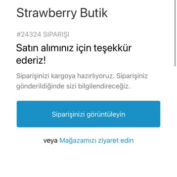 Strawbery Wear Strawbery Bear İade Talebi