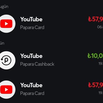 Youtube.com Üyelik Extra 1 Kere Para Çekilmesi Ve Üyelik Alınması