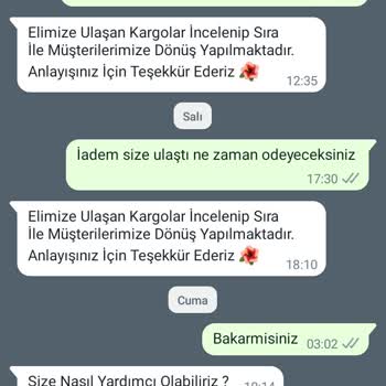 Hepsi Moda Para İadesi Yapmıyor