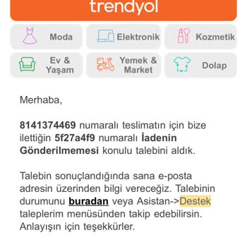 Trendyol Refused to Refund Holly Lolly Pants