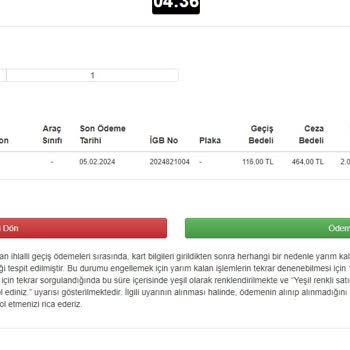 Kuzey Marmara Otoyolu Bakiyeden Düşmeyen Geçiş İhlali