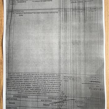 Arızalı Ve Hatalı Siemens Bulaşık Makinesini Değişimini Talep Ediyoruz