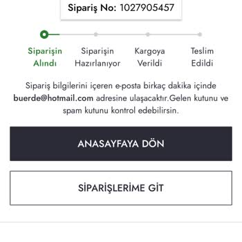 Boyner Sipariş İptali Sorunu