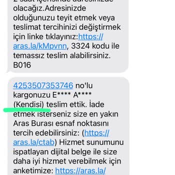 Her Zaman Ki Gibi Aras Kargo Saçmalığı