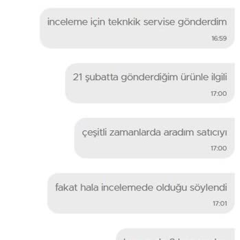N11 Servis Süresi 20 Gün Aşmış Olmasına Rağmen Bana Destek Olmuyor