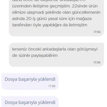 N11 Servis Süresi 20 Gün Aşmış Olmasına Rağmen Bana Destek Olmuyor