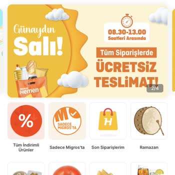 Migros Sanal Market Ücretsiz Teslimatta İşlem Yaptırmadı