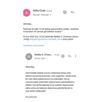 Vivense Tüketici Hakem Heyeti Kararına Uymuyor Ve Aylarca Oyaladı
