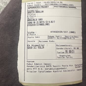 PTT Kargo Hakaret Azarlama Aşağılama