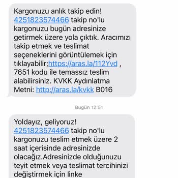 Şırnak Aras Kargo Dagıtım Personelinden Şikayetçiyim