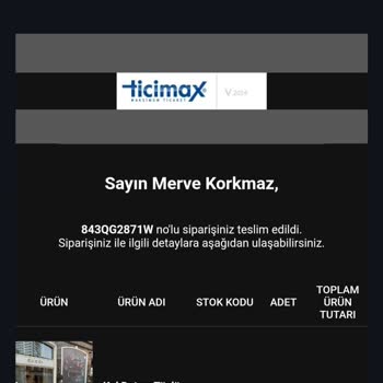 H&R Butik Defolu Ürün Gönderilmiş