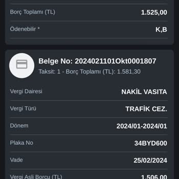 Gelir İdaresi Başkanlığı Cezamı Ödedim Gene Fazılı Gözüküyor