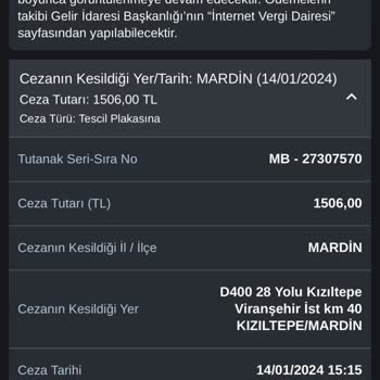 Gelir İdaresi Başkanlığı Cezamı Ödedim Gene Fazılı Gözüküyor