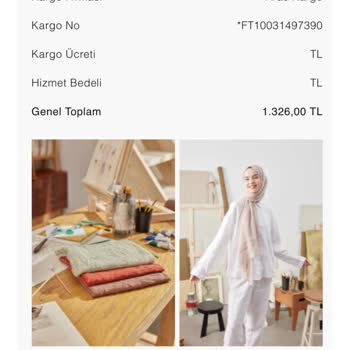 Fresh Scarfs Online Sipariş Verilip Gelmeyen Ürün