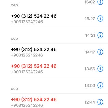 0312 524 22 46 Numaralı Numaranın Araması