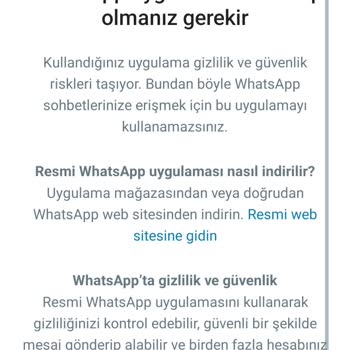 WhatsApp Resmi Uygulama