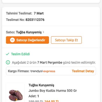 Tuğba Kuruyemiş Fahiş Fiyat! Trendyol Kısa Sürede Gelişen Fahiş Fiyat