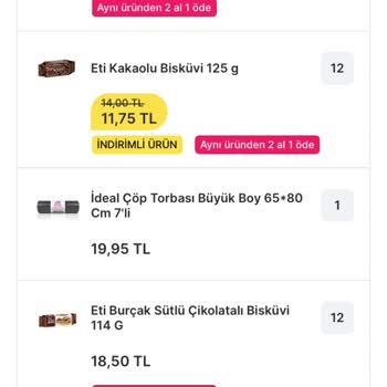 Migros Sanal Market Stok Yokluğu