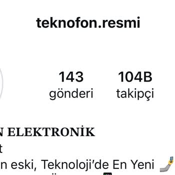 Teknofon. Resmi (Instagram) Çekilişi