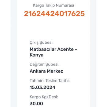 Kargom Gelmedi Sürat Kargo Bilgi Alamıyorum