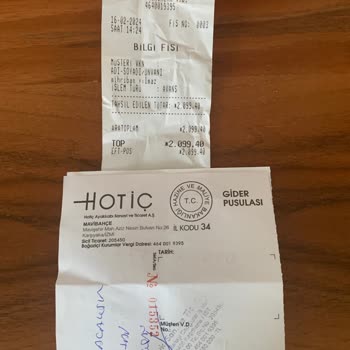 Hotiç Tahsil Ettiği Parayı İade Etmiyor