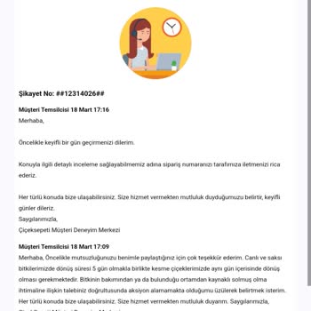 ÇiçekSepeti Her Zamanki Gibi Yine Hayal Kırıklığı