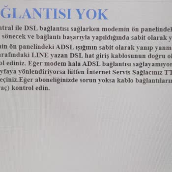 Türk Telekom İnternet Gidip Durması