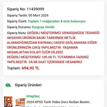 Kitapsec Mağduriyeti Yaşıyorum