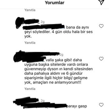 Dyson Sipariş Verdim Paramı Aldılar Ürün Hakkında Bilgi Vermiyorlar