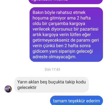 Favorim50ton Ürünler Gelmedi Ve Takip Kodu Yollanmıyor
