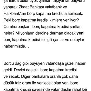 VakıfBank Borç Transferi Konusu Hk.