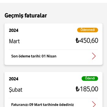 Vodafone Paket Aşımı Fahiş Fiyatlar!