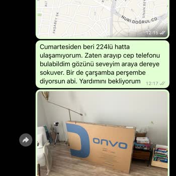 Onvo Televizyon Kurulumuna 1 Haftada Gelemiyor. İletişim Kurulamıyor.