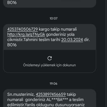 Aras Kargo Yanlış Adrese Teslim Edilen Kargo