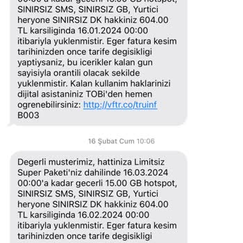 Vodafone Hat Taşıma Hattın Kapanmaması
