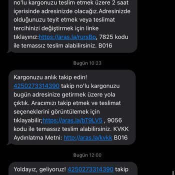 Aras Kargo Kargo Teslimatı Yapılmayan Ürün Ve Şubenin Oyalama Taktikleri