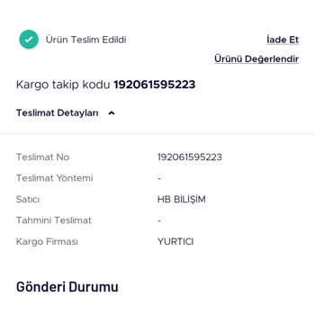 Teknosa Sisteminin Hatalı Olması