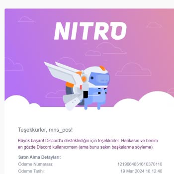 Discord Nitro Çekti